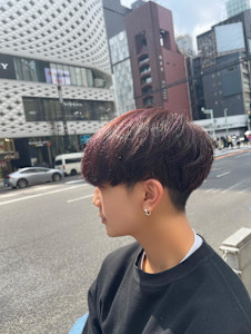 銀座　理容室　デザインカラー　メッシュ　刈り上げ - ヘアーモードキクチ 銀座店掲載