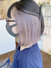 【W_SALON 河原町】インナーカラー/ミディアムボブヘア - W_SALON掲載