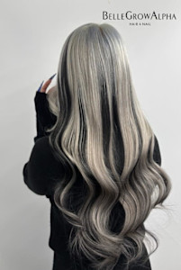 ダブルカラー＋エクステ70本 - BELLE GROW ALPHA HAIR&NAIL掲載