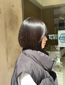 縮毛で作る切りっぱなしボブ - MATISSE 室見店掲載
