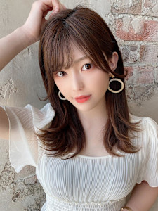 イメチェン美髪外ハネボブミディアムストレート寒色系カラー - AFLOAT/L 錦糸町【アフロートエル】掲載