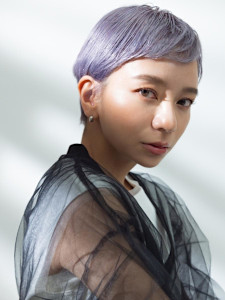 ホワイトラベンダー×ショート - HAIR & MAKE EARTH 平塚店掲載