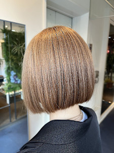 【W_SALON 河原町】ミルクティーベージュ/ぱっつんボブ - W_SALON掲載