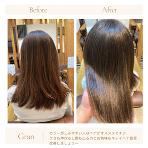 お客様髪質改善データ1747（ヘナ） 
