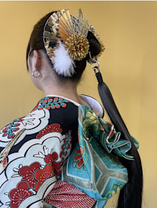 成人式着付け&ヘアセット - BARNEYS　HAIR掲載