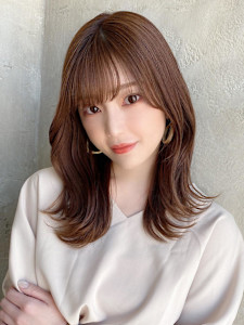 後れ毛が可愛い顔周りレイヤーナチュラルアッシュ - AFLOAT/L 錦糸町【アフロートエル】掲載
