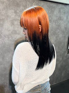 ルーツカラー　デザインカラー　ハイトーン　原宿/表参道 - Null 表参道本店 デザインカラー/ダブルカラー掲載