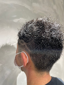 メンズ カット×バリアート×炭酸ヘッドスパ