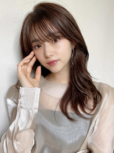 イメチェンロングレイヤー顔周りレイヤー後れ毛小顔カット美髪 - AFLOAT/L 錦糸町【アフロートエル】掲載