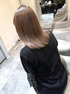 髪質改善/縮毛矯正/酸性ストレート/ミルクティーベージュ - N° jillva 立川掲載