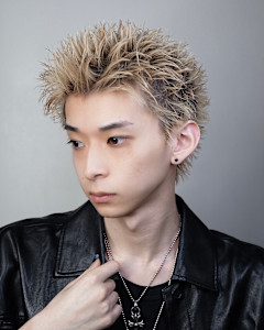 スパイキーショート - メンズヘア整形サロン GOALD 京都掲載