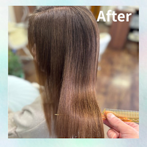 髪質改善×カラー