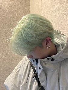 メンズハイトーン/ハイトーンカラー/ライムグリーン/原宿 - Lond un Maison. 原宿【ロンド アン メゾン】掲載