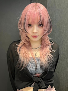 スラッシュカラー　デザインカラー　ハイトーン　原宿/表参道 - Null 原宿店 デザインカラー/ダブルカラー掲載