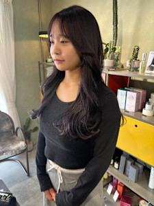 ダークパープル顔まわりレイヤー - gem by artefice【ジェム バイ アルテフィーチェ】掲載