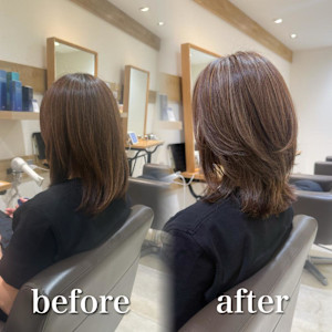 白髪ぼかし細めハイライト30代40代50代 - Mira by KENJE掲載