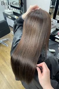水素トリートメント＋カラー - BELLE GROW ALPHA HAIR&NAIL掲載