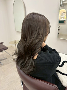 韓国風くびれヘア　髪質改善カラー　ラベージュ　グレージュ - N° rico 名駅掲載