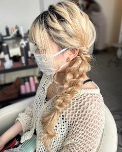 お呼ばれヘア♪ 編み下ろしスタイル - BELLEGROW掲載