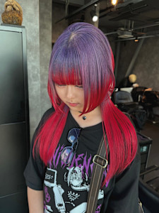 ルーツカラー　デザインカラー　ハイトーン　表参道/原宿 - Null 表参道本店 デザインカラー/ダブルカラー掲載