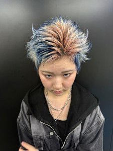 エンドカラー　デザインカラー　ハイトーン　原宿/表参道 - Null 原宿店 デザインカラー/ダブルカラー掲載