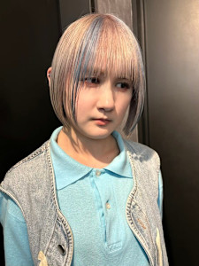 セクションカラー　デザインカラー　ハイトーン　原宿/表参道 - Null 原宿店 デザインカラー/ダブルカラー掲載