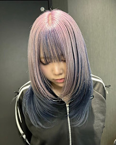 アンブレラカラー　デザインカラー　ハイトーン　原宿/表参道 - Null 原宿店 デザインカラー/ダブルカラー掲載