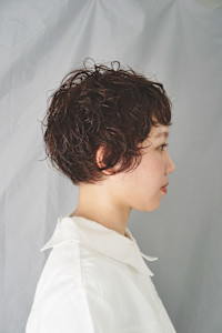 パリジェンヌ風カーリーショート