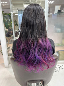 ピンクパープルグラデーション