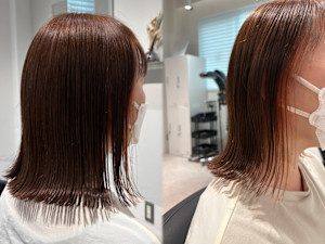 【船橋/白髪ぼかし】春らしい大人ピンクベージュで脱白髪染め！ - HEARTS 船橋 白髪ぼかし 脱白髪染め掲載