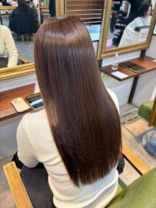 髪質改善/縮毛矯正/酸性ストレート/りんご幹細胞トリートメン - newi saLyu 立川掲載