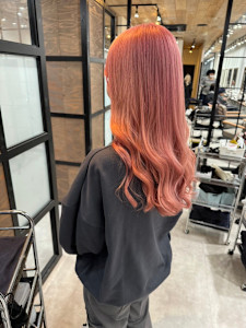 髪質改善/韓国風/ハイトーンカラー/暖色系/シアーオレンジ - N° jillva 立川掲載