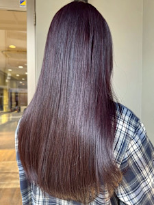 ラベンダーベージュ 艶感カラー ブリーチなし ロングヘア - NAKAO COIFFURE掲載