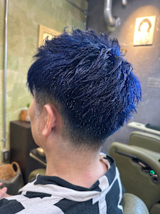 メンズブルーカラー