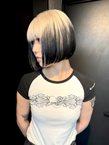 ルーツカラー　デザインカラー　ハイトーン　原宿/表参道 - Null 表参道本店 デザインカラー/ダブルカラー掲載