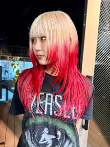 ルーツカラー　デザインカラー　ハイトーン　原宿/表参道 - Null 表参道本店 デザインカラー/ダブルカラー掲載