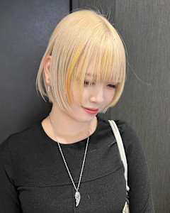 スラッシュカラー　デザインカラー　ハイトーン　原宿/表参道 - Null 原宿店 デザインカラー/ダブルカラー掲載