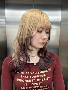 エンドカラー　デザインカラー　ハイトーン　原宿/表参道 - Null 原宿店 デザインカラー/ダブルカラー掲載