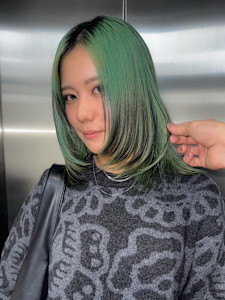 エンドカラー　デザインカラー　ハイトーン　原宿/表参道 - Null 原宿店 デザインカラー/ダブルカラー掲載