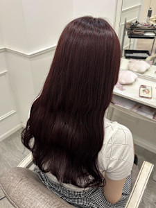 ブリーチなしでワインレッド＊まゆ - Lilme掲載