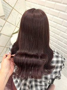 ブリーチなしラベンダーブラウン＊まゆ - Lilme掲載