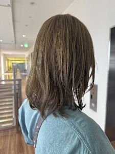 ブリーチなしダブルカラー×オリーブベージュ - ungu GALLERY掲載