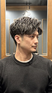 色気パーマヘア