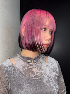 エンドカラー　デザインカラー　ハイトーン　原宿/表参道 - Null 原宿店 デザインカラー/ダブルカラー掲載