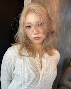 ワントーン　デザインカラー　ハイトーン　表参道/原宿 - Null 表参道本店 デザインカラー/ダブルカラー掲載