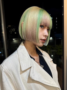 セクションカラー　デザインカラー　ハイトーン　表参道/原宿 - Null 表参道本店 デザインカラー/ダブルカラー掲載