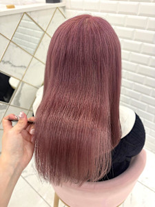 ブリーチ2回で透明感ピンクラベンダー＊まゆ - Lilme掲載