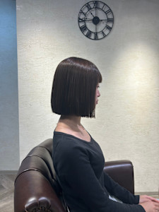 ボブ＋縮毛矯正 - CIEL 藤沢店【シエル】掲載