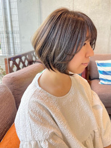 横顔美人に！くびれボブ - EMU international 春日部本店掲載