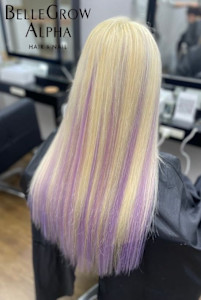ダブルカラー＋エクステ60本 - BELLE GROW ALPHA HAIR&NAIL掲載
